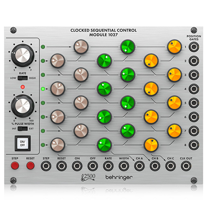 BEHRINGER  2500 Serisi 8 Konumlu Adım Sıralayıcı Modülü